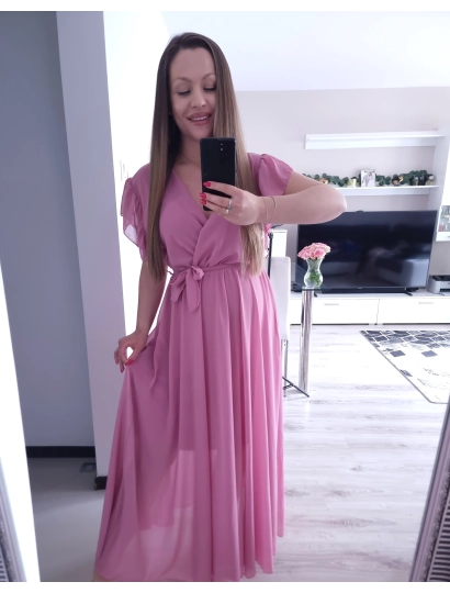 Sukienka AMARENO MAXI cukierkowy roz