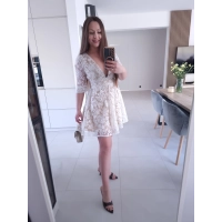 Sukienka LEA koktajlowa rozmiar M koronkowa