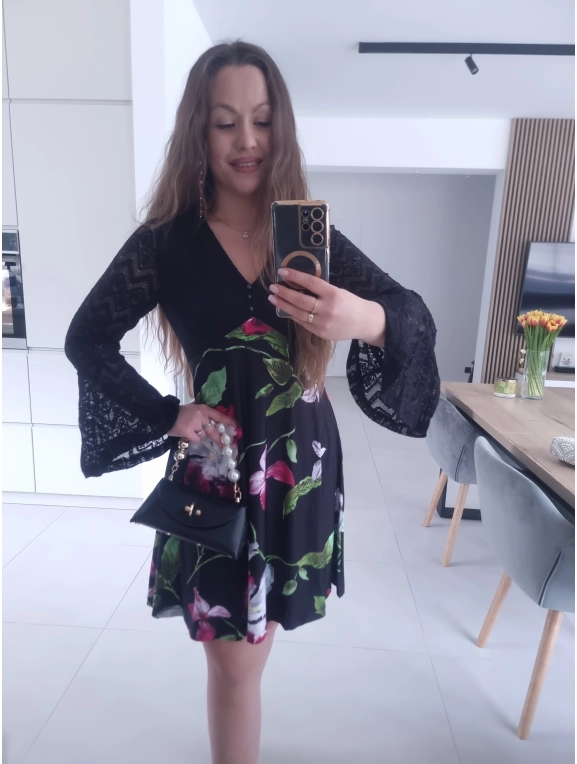 Sukienka SONIA z koronką casual S M L