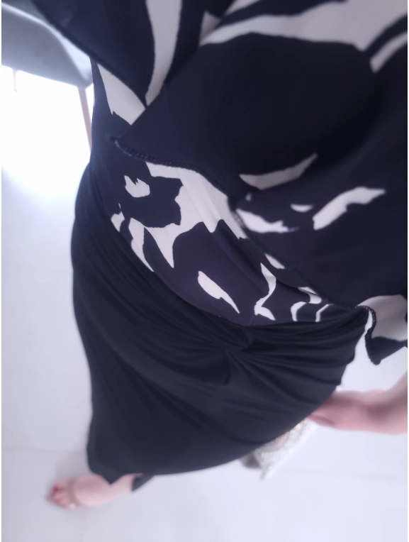 Sukienka ANETTA marszczona midi koktajlowa S M L