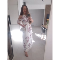 Sukienka siateczkowa ELLA maxi koktajlowa S M L