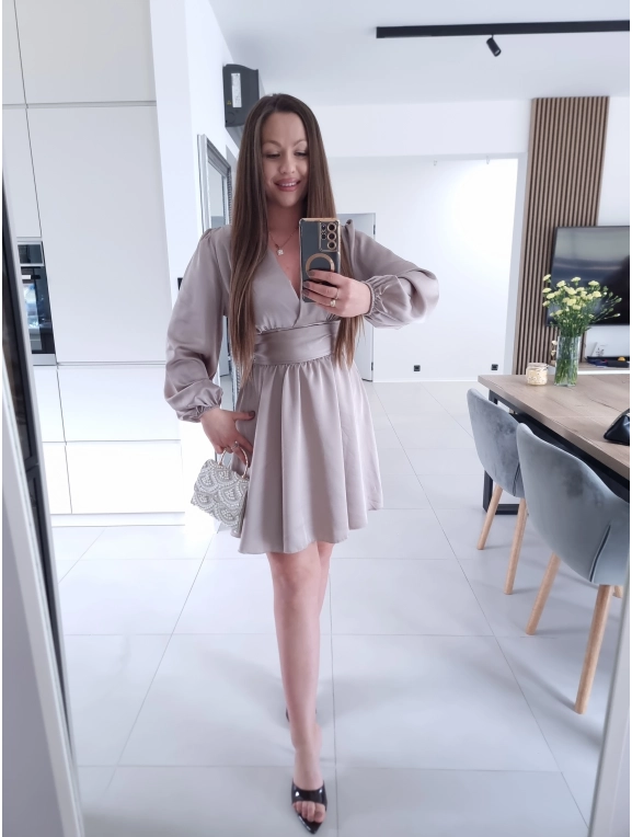 Sukienka satynowa TEYLOR S M L