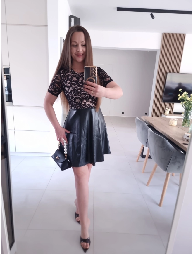 Sukienka STELA koronka S M wieczorowa