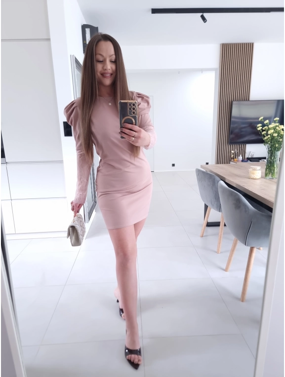 Sukienka IVONE koronka trapezowa S M L