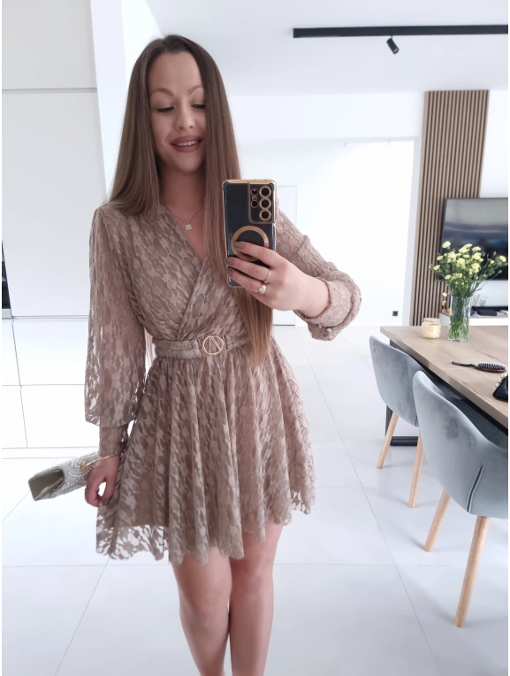 Sukienka PRINCESA M L XL KORONKOWA koktajlowa