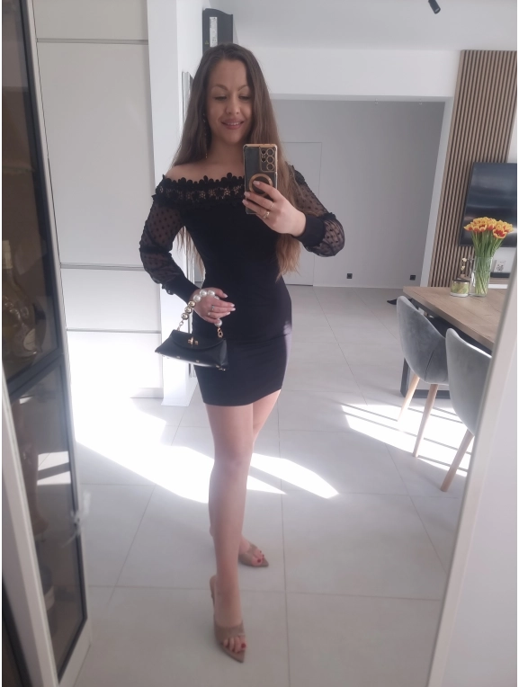 Sukenka ROMA S M L mini koronka