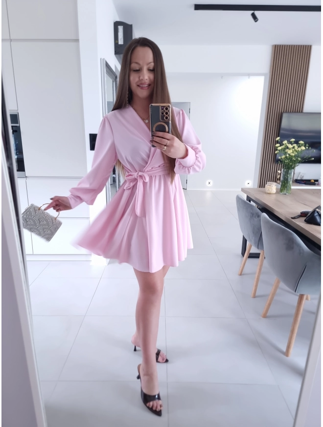 Sukienka LESIA L XL XXL koktajlowa na komunie wesele