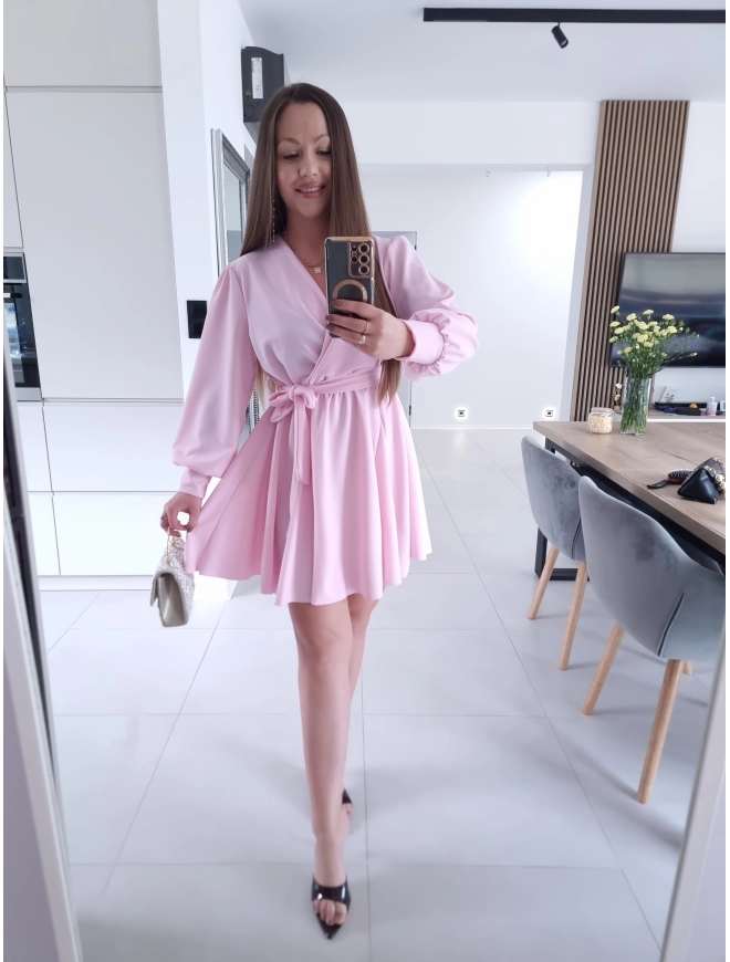 Sukienka LESIA L XL XXL koktajlowa na komunie wesele