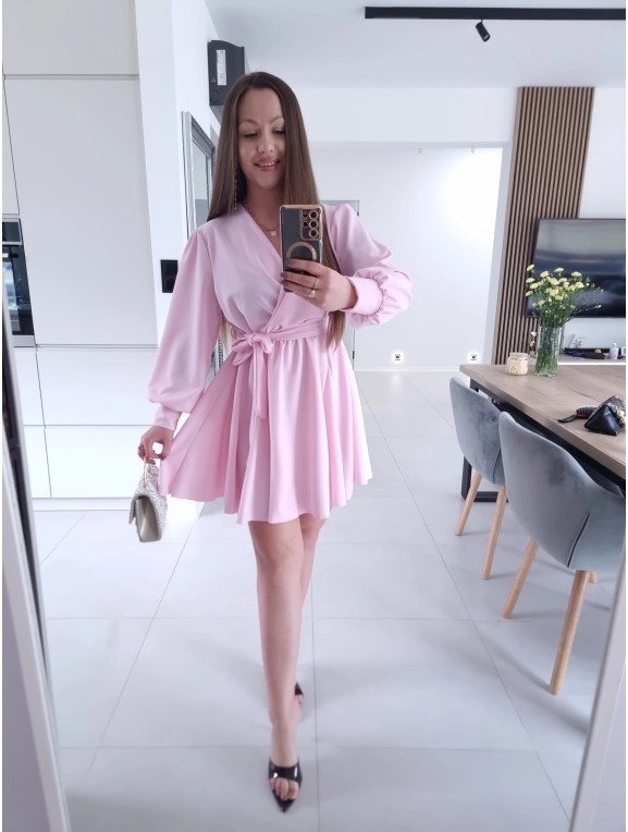 Sukienka LESIA L XL XXL koktajlowa na komunie wesele