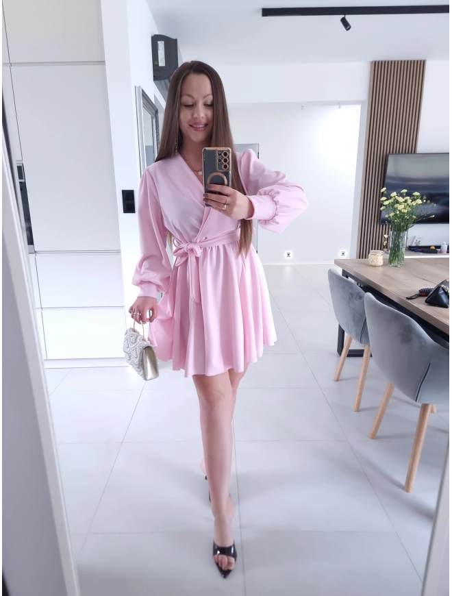 Sukienka LESIA L XL XXL koktajlowa na komunie wesele