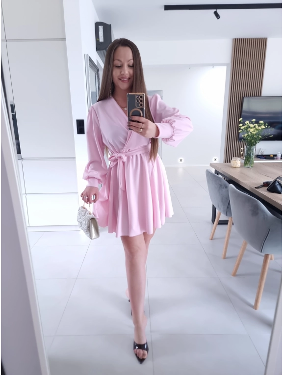 Sukienka LESIA L XL XXL koktajlowa na komunie wesele