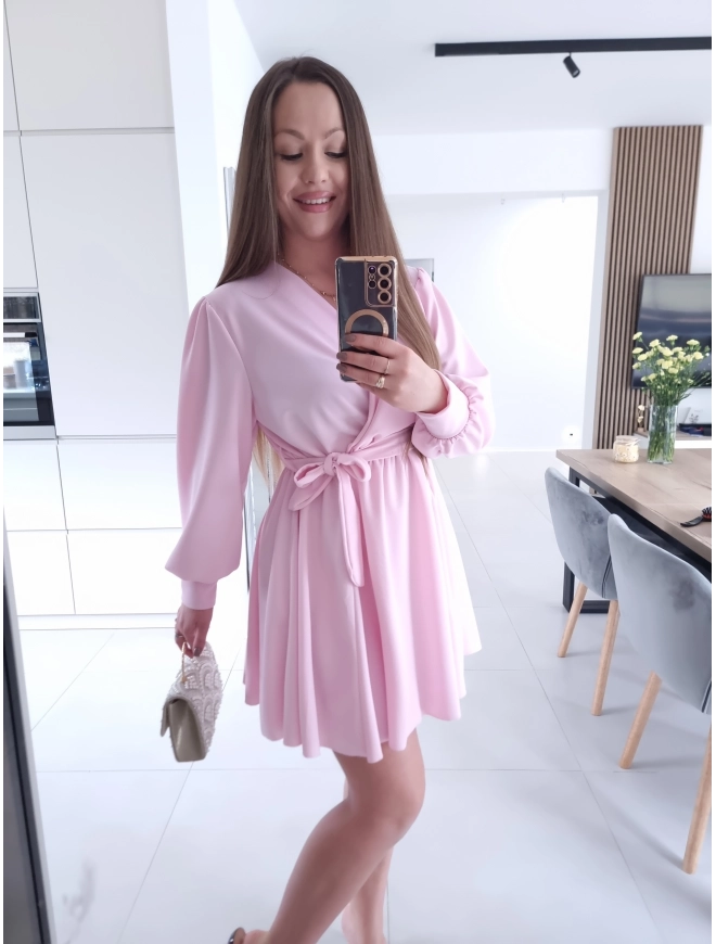 Sukienka LESIA L XL XXL koktajlowa na komunie wesele