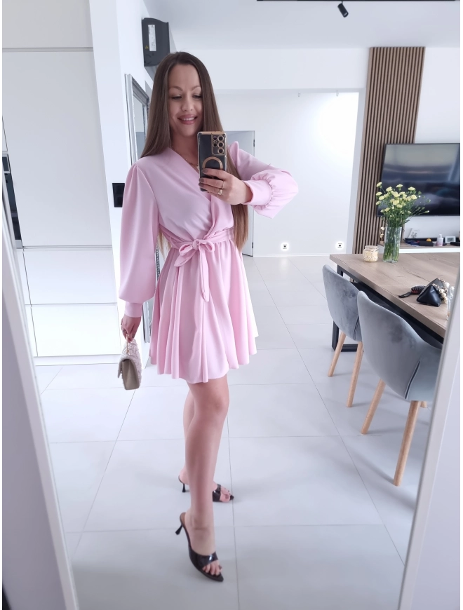 Sukienka LESIA L XL XXL koktajlowa na komunie wesele