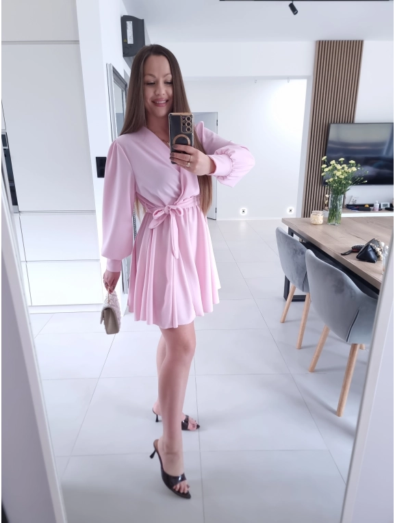 Sukienka LESIA L XL XXL koktajlowa na komunie wesele