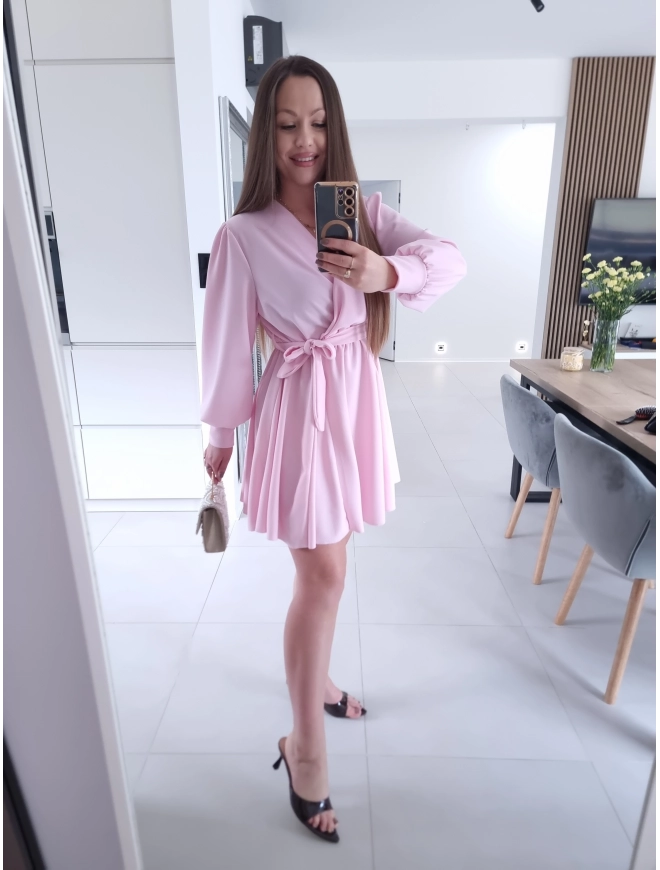 Sukienka LESIA L XL XXL koktajlowa na komunie wesele