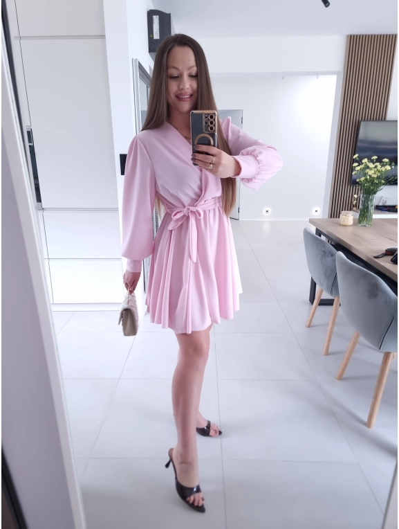 Sukienka LESIA L XL XXL koktajlowa na komunie wesele