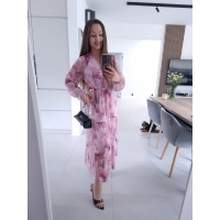 Sukienka MIQUEL siateczkowa maxi L XL XXL