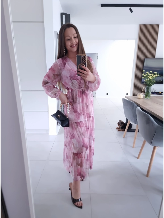 Sukienka MIQUEL siateczkowa maxi L XL XXL