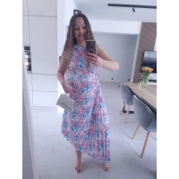 Sukienka plisowana asymetryczna M L NADIA