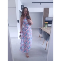 Sukienka plisowana asymetryczna M L NADIA