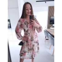 Sukienka BIANKA siateczkowa koktajlowa midi