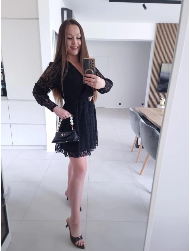 Sukienka PRINCESA M L XL KORONKOWA koktajlowa