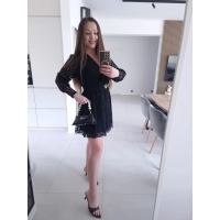 Sukienka PRINCESA M L XL KORONKOWA koktajlowa