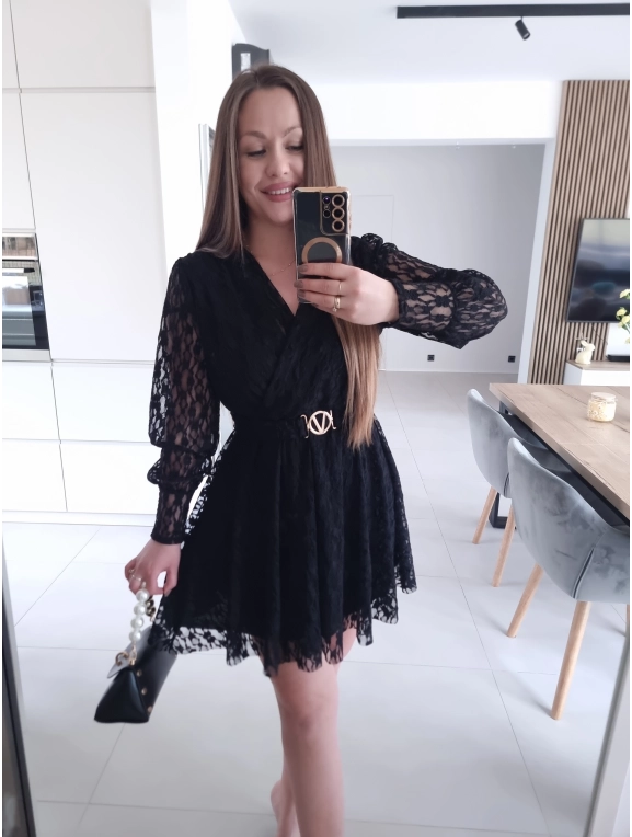 Sukienka PRINCESA M L XL KORONKOWA koktajlowa