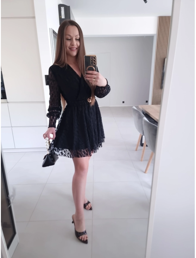 Sukienka PRINCESA M L XL KORONKOWA koktajlowa