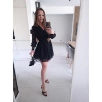 Sukienka PRINCESA M L XL KORONKOWA koktajlowa