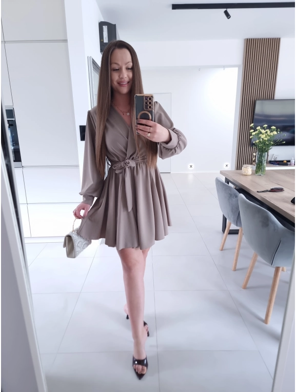 SSukienka LESIA L XL XXL koktajlowa na komunie wesele