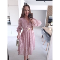 Sukienka MIDI GLAM koronkowa L XL XXL PLUS SIZE