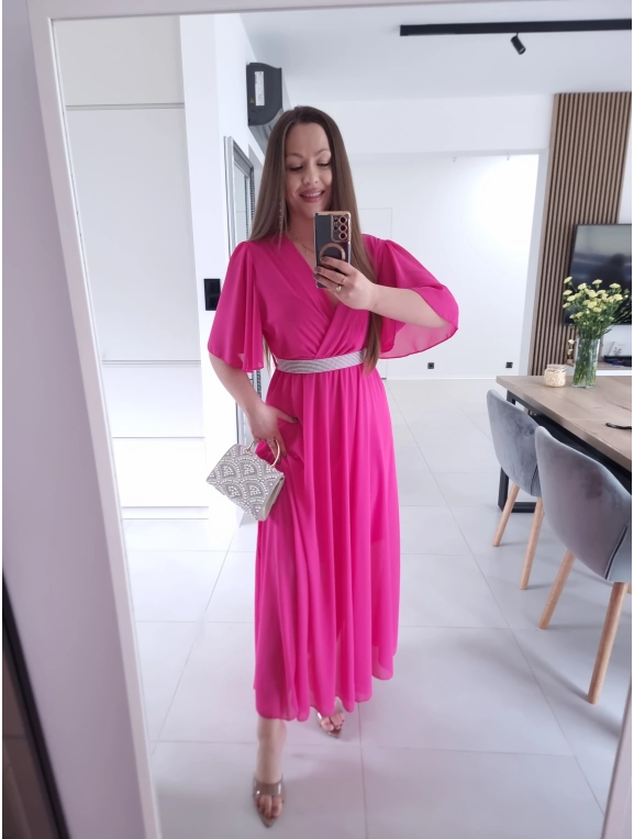 Sukienka siateczkowa SEPHORA MAXI FUKSJA L XL XXL