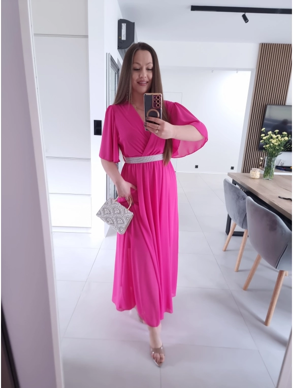 Sukienka siateczkowa SEPHORA MAXI FUKSJA L XL XXL