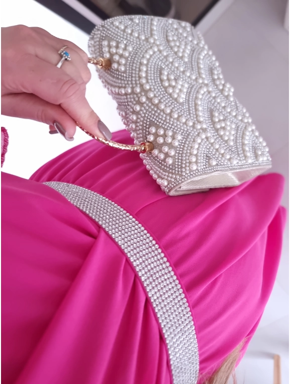 Sukienka siateczkowa SEPHORA MAXI FUKSJA L XL XXL