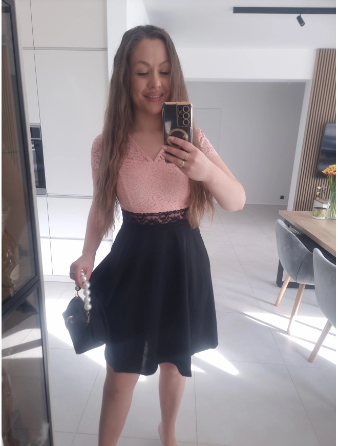 Sukienka NINA koronka elegancka S M