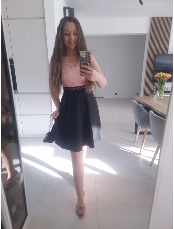 Sukienka NINA koronka elegancka S M