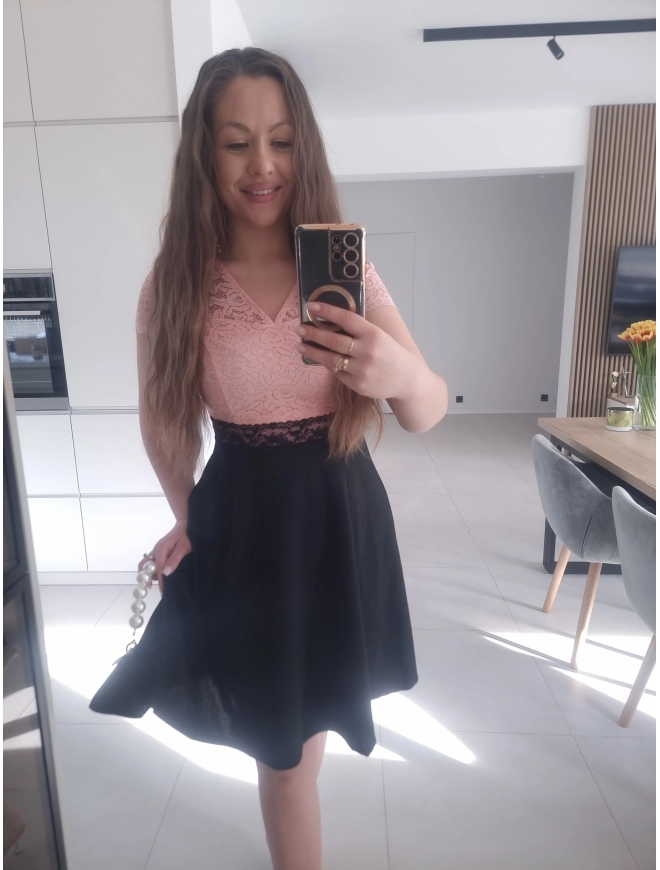 Sukienka NINA koronka elegancka S M