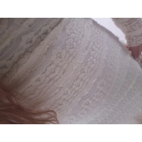 Sukienka maxi haftowana kremowa SELENA