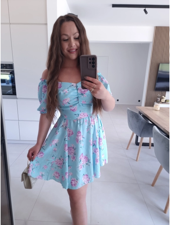 Sukienka błękitna ANIJA