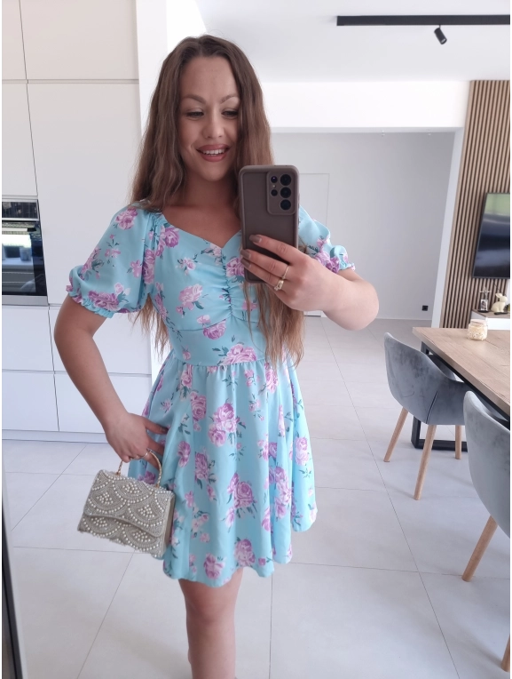 Sukienka błękitna ANIJA