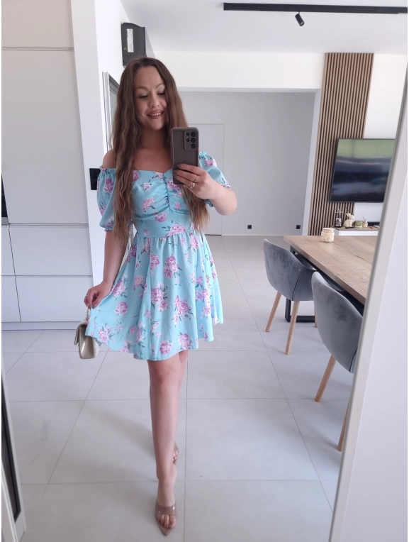 Sukienka błękitna ANIJA