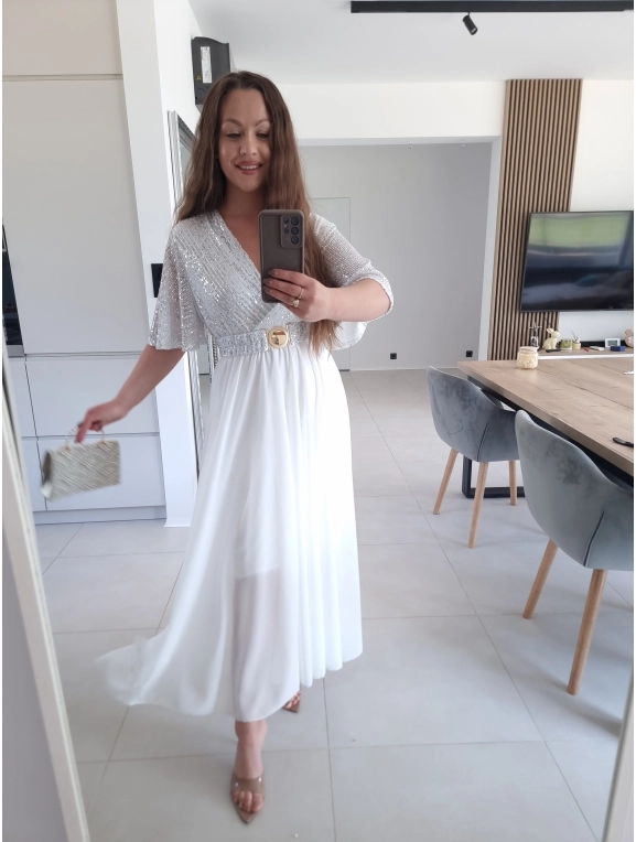 Sukienka SELENE MAXI ELEGANCKA cekiny L XL XXL