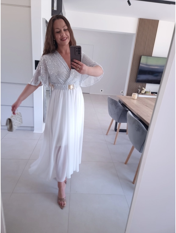 Sukienka SELENE MAXI ELEGANCKA cekiny L XL XXL