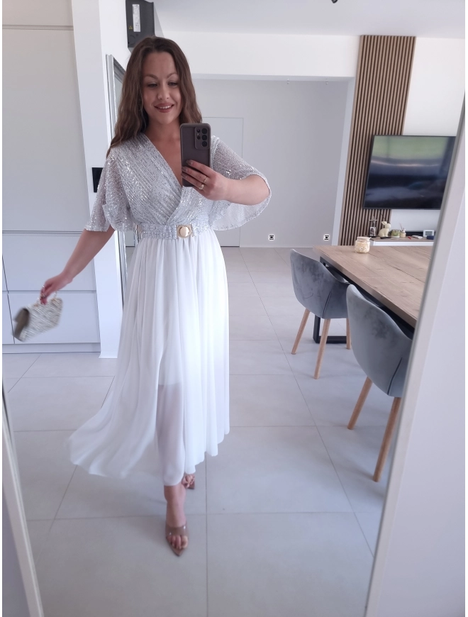 Sukienka SELENE MAXI ELEGANCKA cekiny L XL XXL