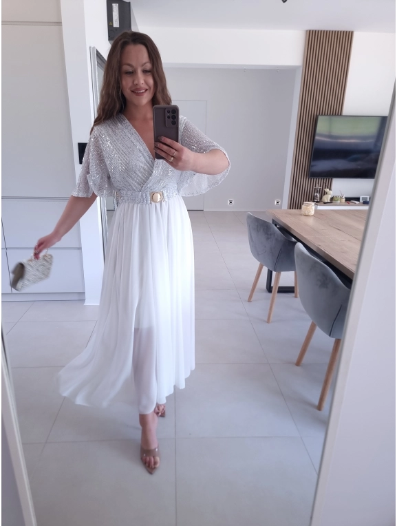 Sukienka SELENE MAXI ELEGANCKA cekiny L XL XXL