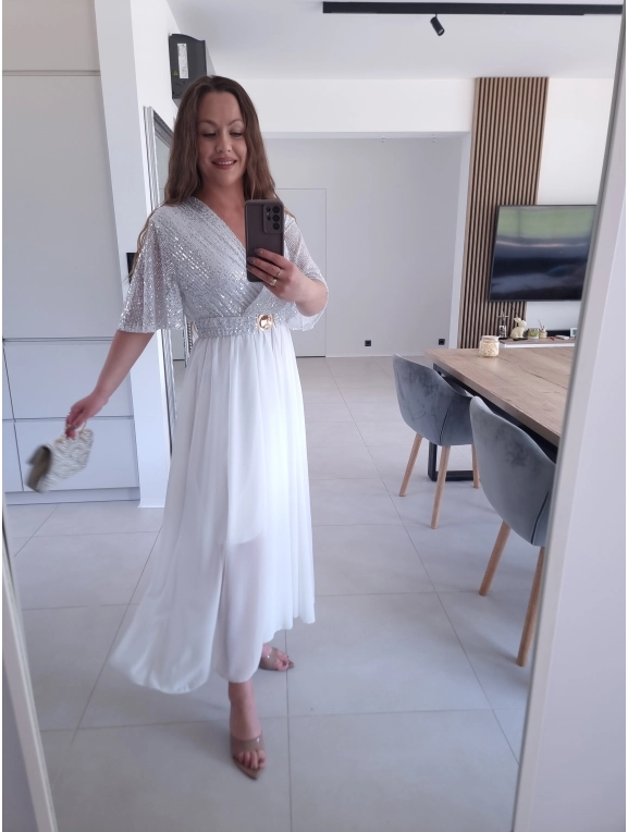 Sukienka SELENE MAXI ELEGANCKA cekiny L XL XXL