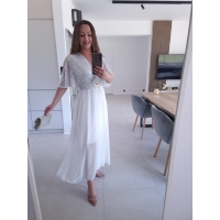 Sukienka SELENE MAXI ELEGANCKA cekiny L XL XXL