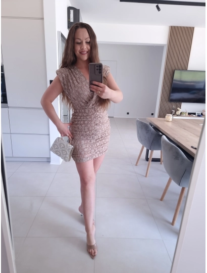 Sukienka TAMARA mini koronka