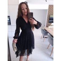 Sukienka TINA czarna koronka M L